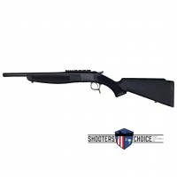 CVA CR4802 Scout 300 Blackout Blued Action and Threaded Barrel 16.5" 5/8-24 Durasight Rail Base (Shooters Choice Exclusive)