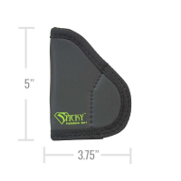 Sticky Holsters SM1NAA SM-1 NAA Black Widow Latex Free Synthetic Rubber Black w/Green Logo