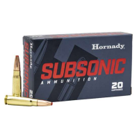 HORNADY SUBSONIC AMO 7.62X39 255GR SUB-X 20RD (10 BOX CASE)