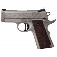 Colt Mfg O7000XE 1911 Defender 45 ACP 3 7+1 Stainless Steel Black Cherry G10 Grip