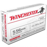 Winchester Ammo Q3131KY USA  5.56x45mm NATO 55 gr Full Metal Jacket Lead Core (FMJLC) 20 Rd