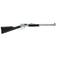 Henry H012GMAW Big Boy All Weather Side Gate 357 Mag, 38 Special 10+1 20 Stained Hardwood Satin Hard Chrome Right Hand