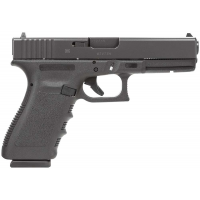 Glock PF2050203 G20 Short Frame 10mm Auto Double 4.60 15+1 Black Polymer Grip/Frame Black Slide