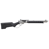 Marlin 70912 1895 Trapper 45-70 Gov 5+1 16.17 Satin Threaded Barrel, Picatinny Rail Stainless Steel Receiver, Black Adjustable Magpul ELG Synthetic Stock