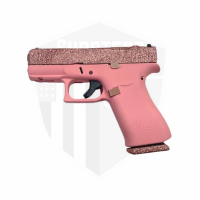 Glock PX4350204FRMOSGLAM G43X MOS 9mm Pink Cerakote (2) 10 Round Magazines