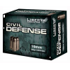 erty Ammunition LACD10032 Civil Defense 10mm Auto 60 Gr Hollow Point (HP) 20 Bx/ 10 Cs Ammo