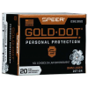 er 23619GD Gold Dot Personal Protection 9mm Luger 147 Gr Hollow Point (HP) 20 Bx/ 10 Cs Ammo