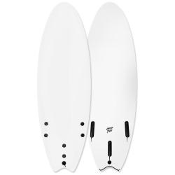 Catch Surf Blank Series 5'6 Fish Tri Fin Surfboard 2021 - 5'6 in White