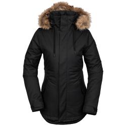 Women's Volcom Fawn Insulated Jacket 2022 - Medium Black | Polyester