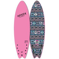 Catch Surf Odysea Skipper Quad-Fin x Jamie O'Brien Pro Surfboard 2021 - 6'6 in Pink