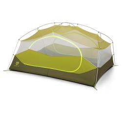 Nemo Aurora 3P Tent & Footprint 2022 in Green | Nylon/Polyester