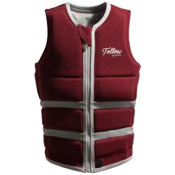 Women's Follow Surf Edition Wake Vest 2021 - 8 in Red | Leather/Neoprene