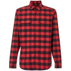 Oakley Checkered Ridge Long Sleeve Shirt 2021 - Small | Spandex/Polyester