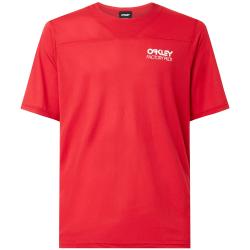 Oakley Cascade Short Sleeve Trail T-Shirt 2021 - Medium in Red | Polyester