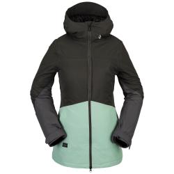Women's Volcom Strayer Insulated Jacket 2022 - Large Black | Suede/Polyester
