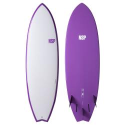 NSP Elements HDT Fish Shortboard 2022 - 6'0 in Purple