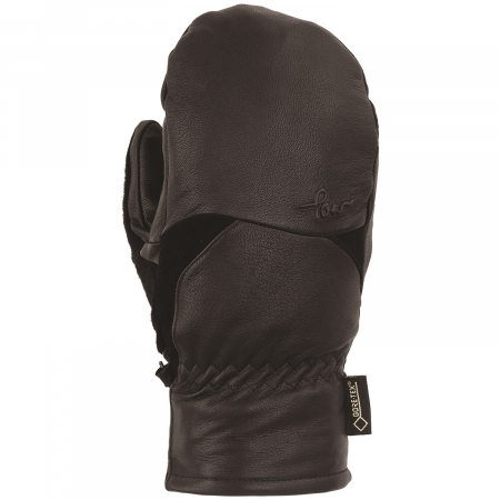 Women's POW Stealth GORE-TEX Mittens 2024 size Large | Leather/Polyester