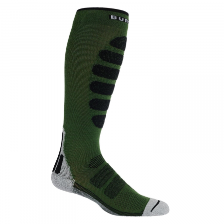 Burton Performance+ Lightweight Compression Socks 2026 in Black size Large | Nylon/Acrylic/Wool