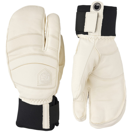 Hestra Fall Line 3-Finger Mittens 2025 in Black size 8 | Polyester/Neoprene