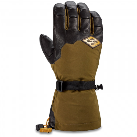 Dakine Team Phoenix Gore-Tex Gloves 2022 in Brown size Small | Wool/Leather