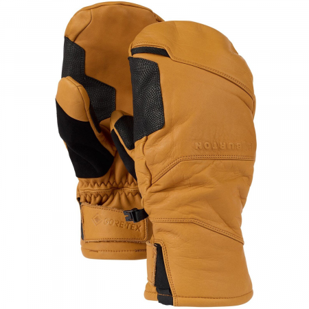 Burton AK Clutch GORE-TEX Leather Mittens 2026 in Black