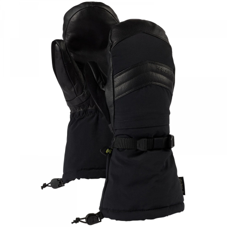 Women's Burton GORE-TEX Warmest Mittens 2026 in Gray size X-Large | Leather