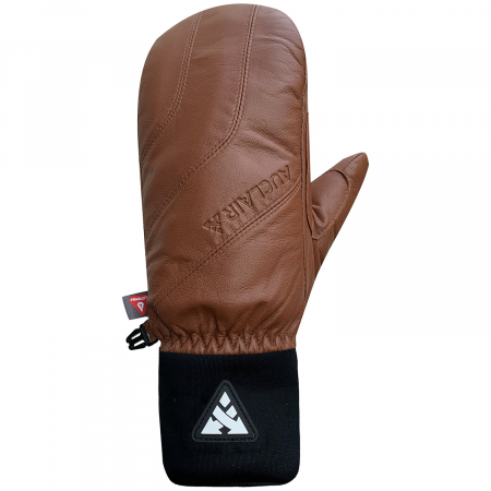 Women's Auclair Ladyboss Mittens 2024 in Black size Small | Leather/Polyester