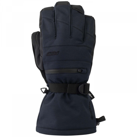 POW Wayback GORE-TEX Long Gloves 2025 in Gray size Large | Rubber/Polyester
