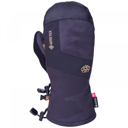 686 GORE-TEX Linear Mittens 2025 in Black size Large | Leather