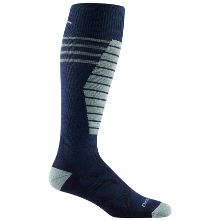 Darn Tough Edge Over-the-Calf Midweight Cushion Socks 2025 in Gray size Small | Nylon/Spandex/Wool