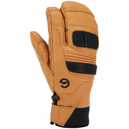 Gordini Cirque 3 Finger Mittens 2025 in Brown size 2X-Large | Leather/Polyester