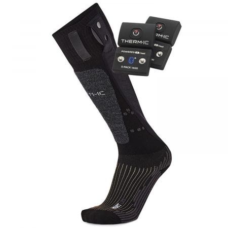 Therm-ic Sock Set Heat Fusion Uni + S-Pack 1400B Socks 2025 in Black