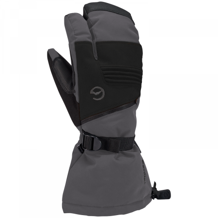 Gordini Storm 3 Finger GORE-TEX Mittens 2025 in Black size Large | Leather/Polyester