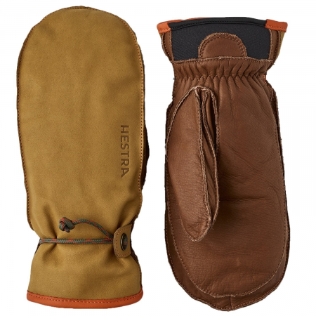 Hestra Wakayama Mittens 2025 in Blue size 9 | Wool/Leather/Polyester