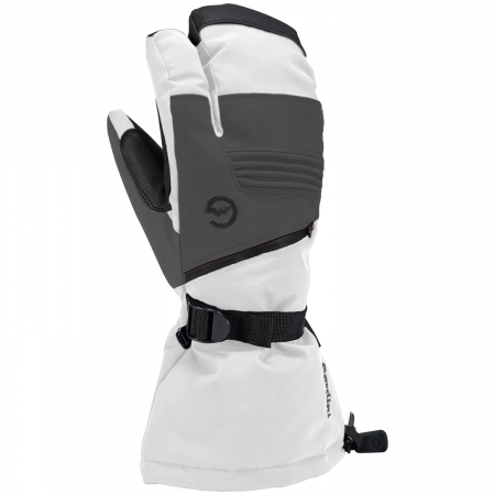 Women's Gordini Storm GORE-TEX 3 Finger Mittens 2025 in Gray size Large | Leather/Polyester