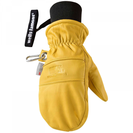 Wells Lamont Working Crew Mittens 2025 in Black size X-Large | Leather/Polyester