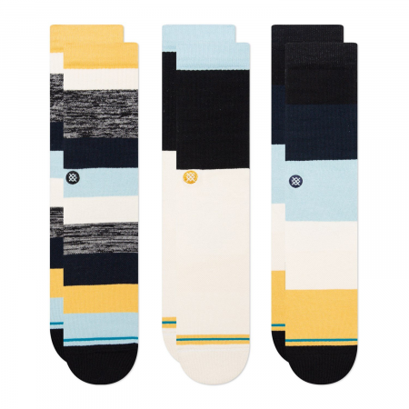 Stance Melbourne 3-Pack Socks 2023 size Medium | Cotton