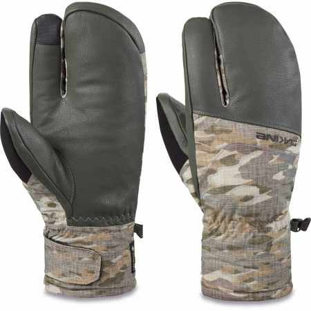 Dakine Fillmore GORE-TEX Short Trigger Mittens 2024 in Black size Small | Nylon/Leather/Polyester