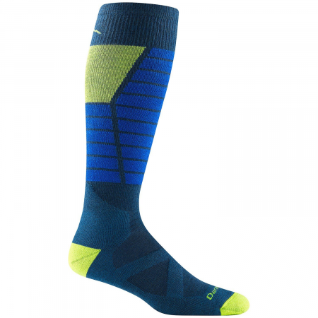 Darn Tough Function X Midweight OTC Socks 2025 in Blue size Medium | Wool