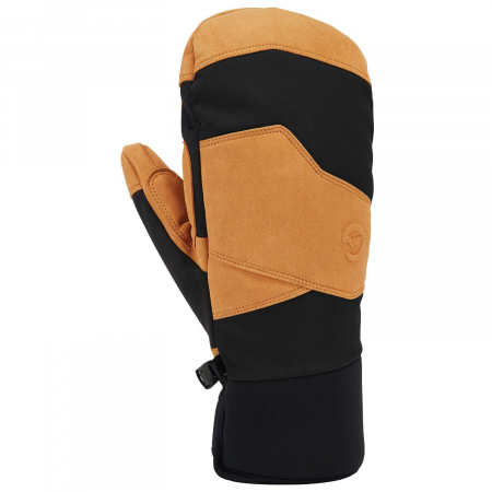 Gordini MTN Crew Mittens 2024 in Black size Large | Nylon/Leather/Neoprene