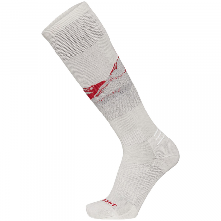 Le Bent Elyse Saugstad Pro Zero Cushion Socks 2025 in White size Medium | Wool/Bamboo