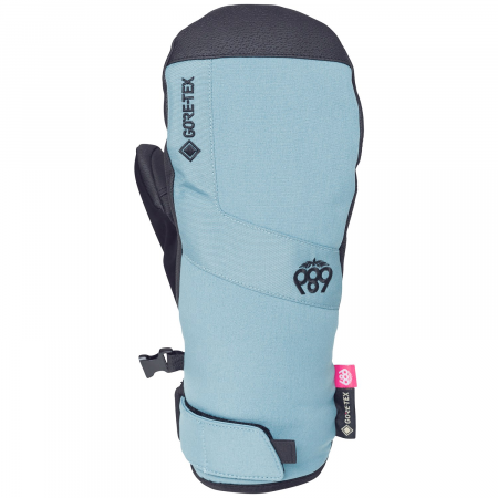 Women's 686 Linear GORE-TEX Under Cuff Mittens 2025 in Blue size Small | Leather