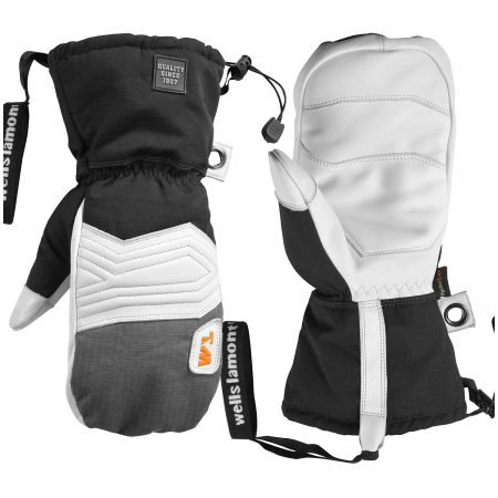 Wells Lamont Basecamp Mittens 2025 in White size Large | Leather