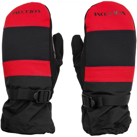 Volcom Millicent Mittens 2024 in Red size Small | Suede