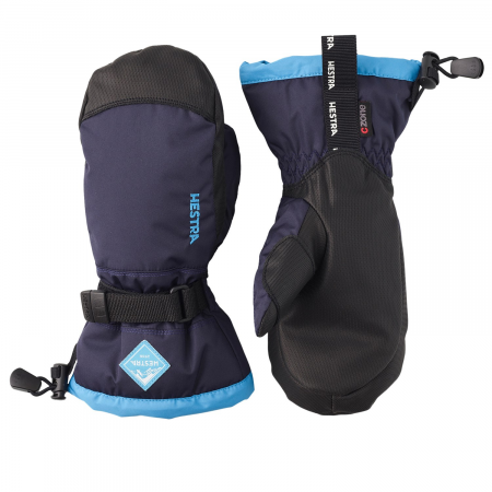 Kid's Hestra Gauntlet CZone Jr. Mittens 2024 in Green size 6 | Polyester/Micron
