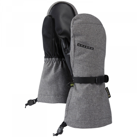 Kid's Burton GORE-TEX Mittens 2026 in Black size Medium | Leather