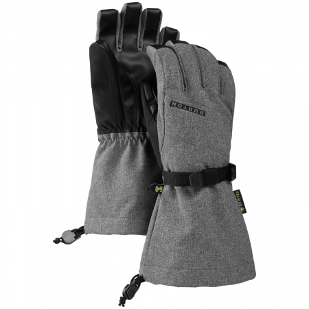 Kid's Burton GORE-TEX Gloves 2025 in Black size Small | Leather