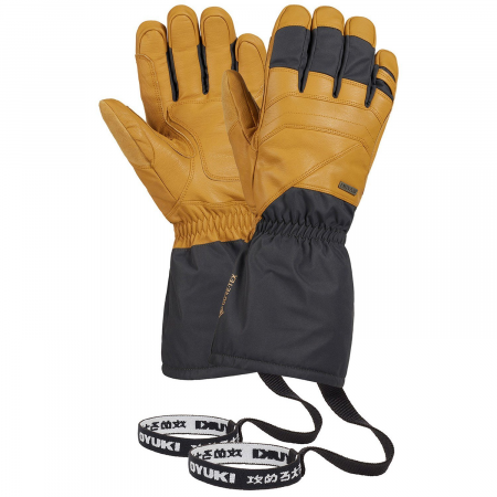 Oyuki Arashi Guide GORE-TEX Gloves 2025 in Yellow size X-Large | Leather