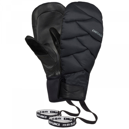 Women's Oyuki Ezo GORE-TEX Mittens 2025 in Black size Medium | Leather/Polyester