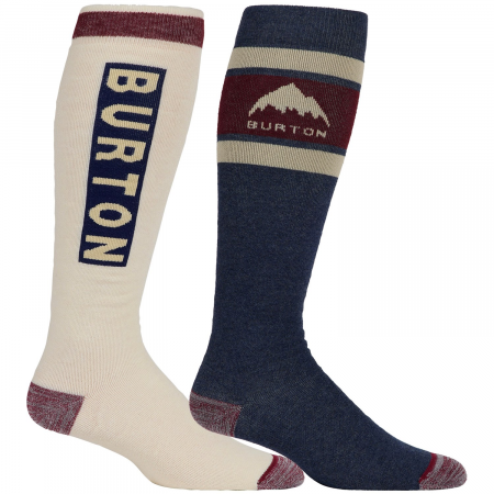 Burton Weekend Midweight 2-Pack Socks 2026 in Khaki